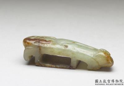 图片[2]-Jade scabbard slide with dragon pattern, middle to late Western Han Dynasty (140 BCE-8 CE)-China Archive